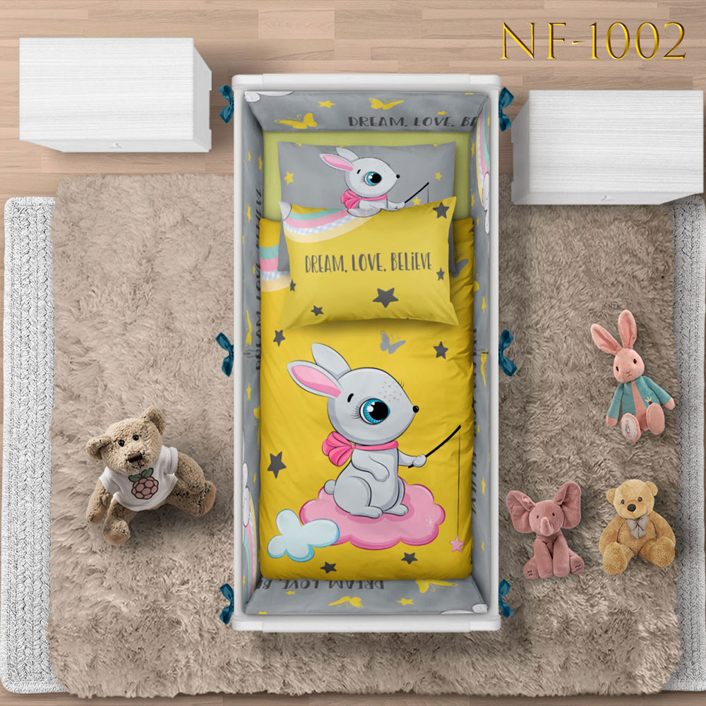 روتختی نوزادی طرح خرگوش شیطون NF-1002
