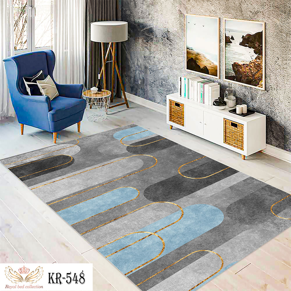 روفرشی کشدار طرح هندسی KR-548