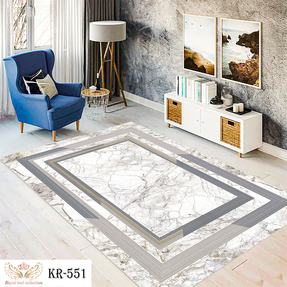 روفرشی کشدار طرح اسپرت طوسی روشن KR-551