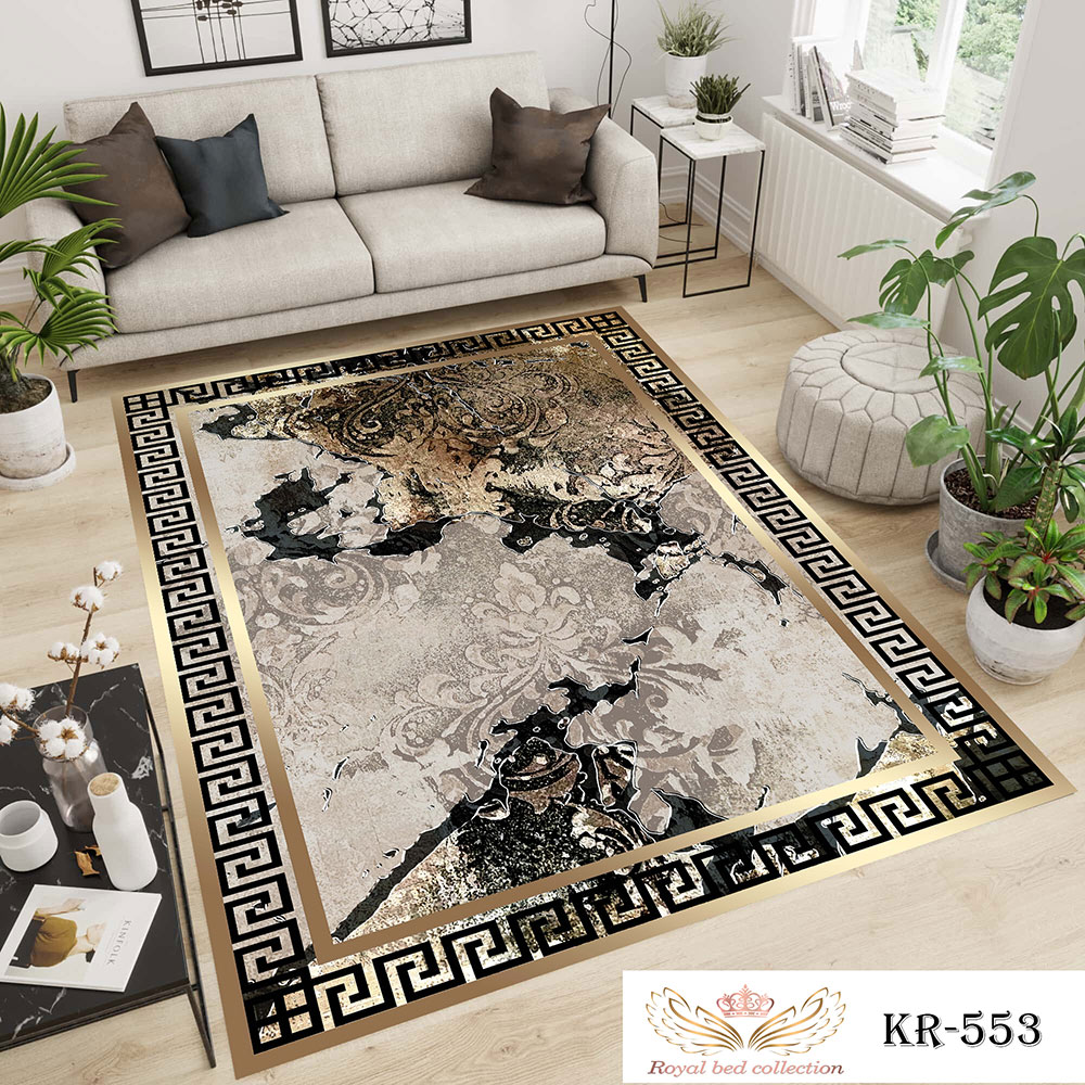 روفرشی کشدار طرح داماس KR-553