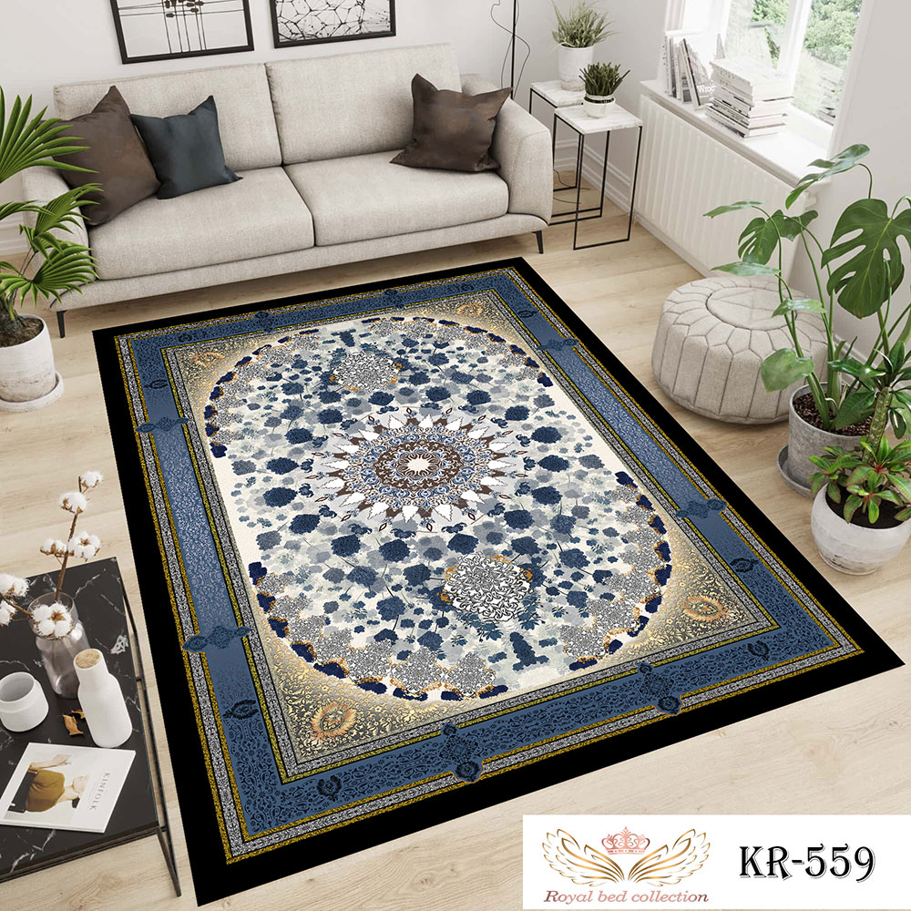 روفرشی کشدار طرح فرش KR-559