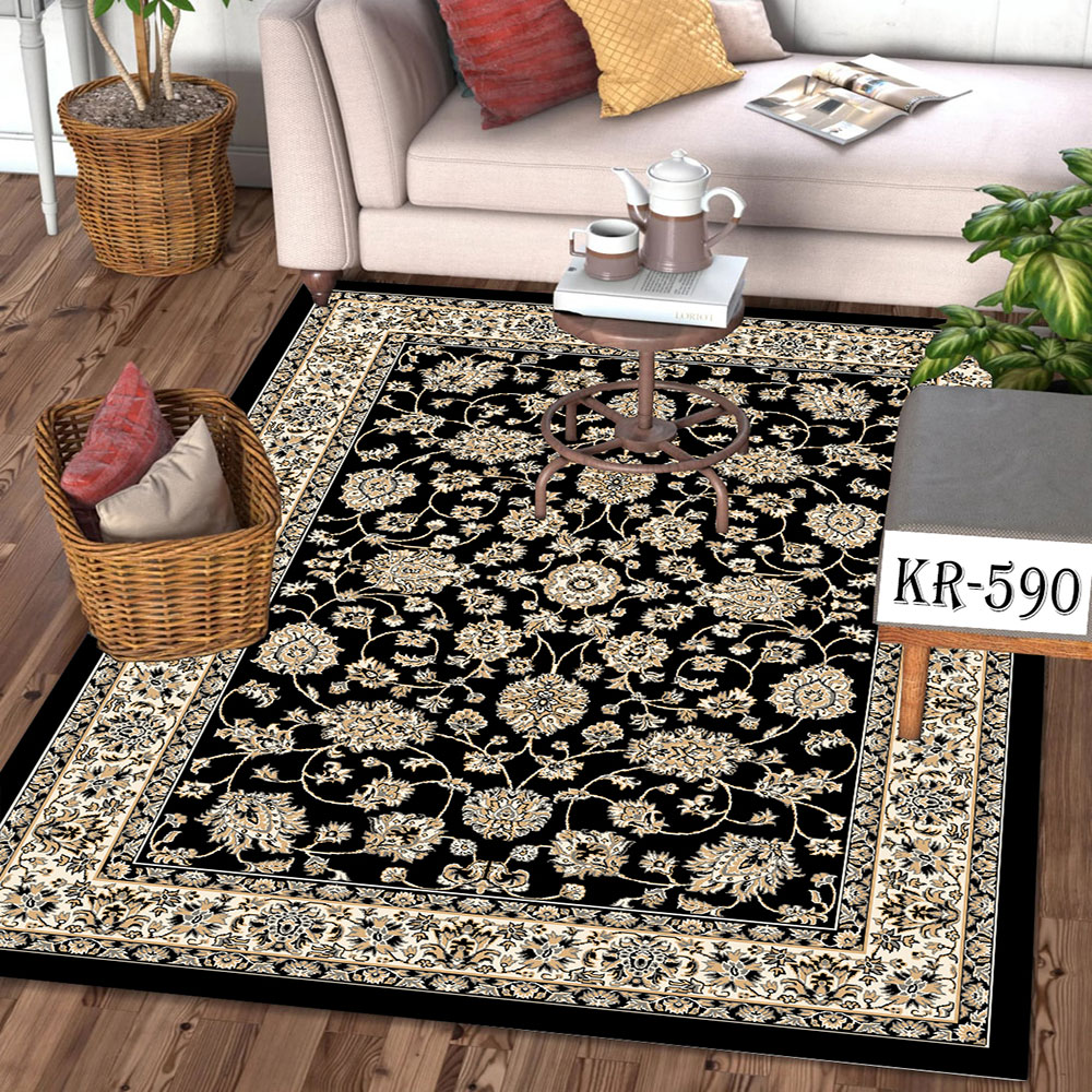 روفرشی کشدار طرح فرش افشان KR-590