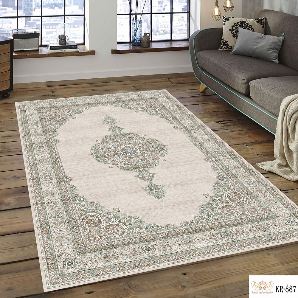 روفرشی کشدار طرح سنتی کرم KR-887