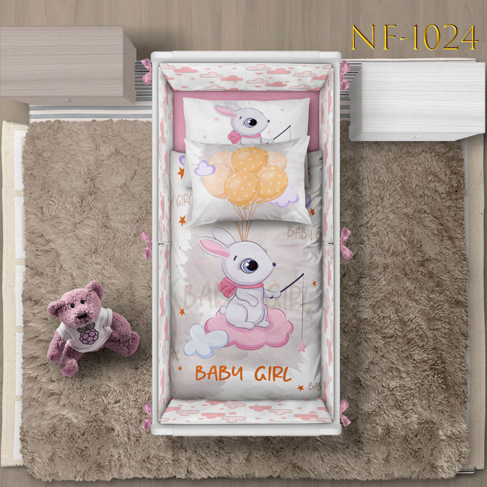 روتختی نوزادی طرح خرگوش ابر سوار NF-1024
