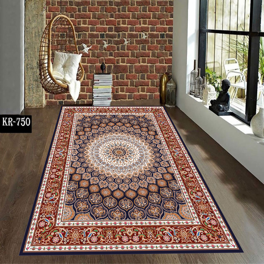 روفرشی کشدار طرح فرش سنتی KR-750